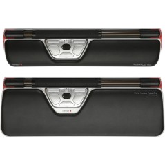 Contour RollerMouse Red Plus - Ergonomic Central Pointing Device in Black & Silver - Enhance Your Productivity!